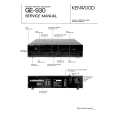 KENWOOD GE-930 Instrukcja Serwisowa