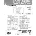 SONY X0D501CDM Instrukcja Serwisowa