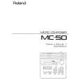 ROLAND MC-50 Instrukcja Obsługi