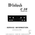 MCINTOSH C28 LATE Instrukcja Serwisowa