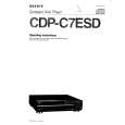SONY CDP-C7ESD Instrukcja Obsługi
