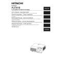 HITACHI PJTX10E Instrukcja Obsługi