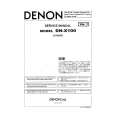 DENON DN-X100 Instrukcja Serwisowa