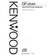 KENWOOD DP2040 Instrukcja Obsługi