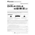 PIONEER DVR-A12XLC/KBXW/5 Instrukcja Obsługi