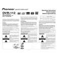PIONEER DVR-112/KBXW/5 Instrukcja Obsługi