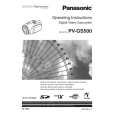 PANASONIC PV-GS500 Instrukcja Obsługi