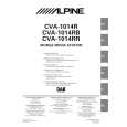 ALPINE CVA1014RR Instrukcja Obsługi
