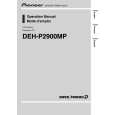 PIONEER DEH-P2900MP/XS/UC Instrukcja Obsługi