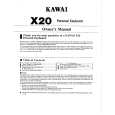 KAWAI X20 Instrukcja Obsługi