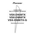 PIONEER VSX-D938TX/HL Instrukcja Obsługi
