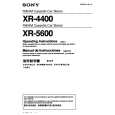 SONY XR-4400 Instrukcja Obsługi