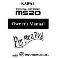 KAWAI MS20 Instrukcja Obsługi
