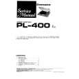 PIONEER PL-400X Instrukcja Serwisowa