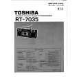 TOSHIBA RT-7035 Instrukcja Serwisowa