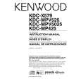 KENWOOD KDCX579 Instrukcja Obsługi
