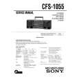 SONY CFS-1055 Instrukcja Serwisowa