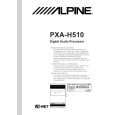 ALPINE PXAH510 Instrukcja Obsługi