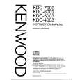 KENWOOD KDC4003 Instrukcja Obsługi