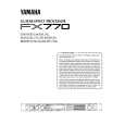 YAMAHA FX770 Instrukcja Obsługi