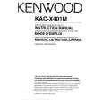 KENWOOD KACX401M Instrukcja Obsługi