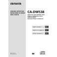 AIWA CADW538 Instrukcja Obsługi