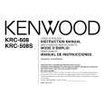 KENWOOD KRC608 Instrukcja Obsługi