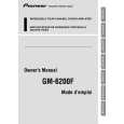 PIONEER GM-6200F/XU/EW Instrukcja Obsługi