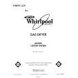 WHIRLPOOL LG9201XWW0 Katalog Części