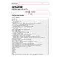 HITACHI 50UX58B Instrukcja Obsługi