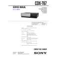SONY CDX-T68X Instrukcja Obsługi