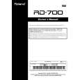 ROLAND RD-700 Instrukcja Obsługi