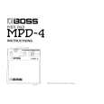 BOSS MPD-4 Instrukcja Obsługi