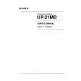 SONY UP-21MD VOLUME 1 Instrukcja Serwisowa