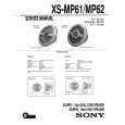 SONY XS-MP61 Instrukcja Serwisowa