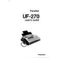 PANASONIC UF270 Instrukcja Obsługi