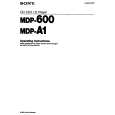 SONY MDP-600 Instrukcja Obsługi