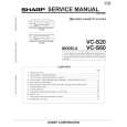 SHARP VCS20 Instrukcja Serwisowa