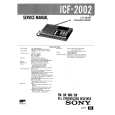 SONY ICF-2002 Instrukcja Serwisowa