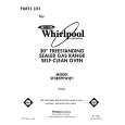 WHIRLPOOL SF385PEWW1 Katalog Części