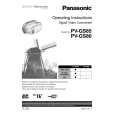 PANASONIC PVGS80 Instrukcja Obsługi