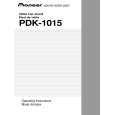 PIONEER PDK-1015 Instrukcja Obsługi