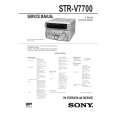 SONY STRV7700 Instrukcja Serwisowa