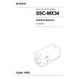 SONY SSC-MX34 Instrukcja Serwisowa