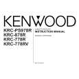 KENWOOD KRC-778RV Instrukcja Obsługi