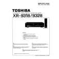 TOSHIBA XR9318 Instrukcja Serwisowa