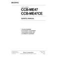 SONY CCB-ME47 Instrukcja Serwisowa