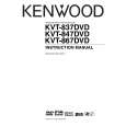 KENWOOD KVT-847DVD Instrukcja Obsługi