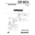 SONY CDP-XE510 Instrukcja Serwisowa