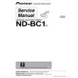 PIONEER ND-BC1/E5 Instrukcja Serwisowa